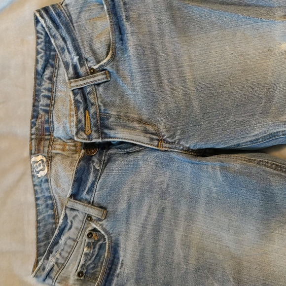 Vintage Bullhead Laguna boot cut distressed light blue jean. Size 5 - Picture 6 of 7